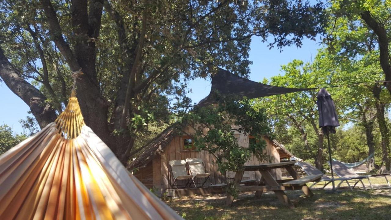 Lodges En Provence - Ecogites & Restaurant Insolites Richerenches Dış mekan fotoğraf