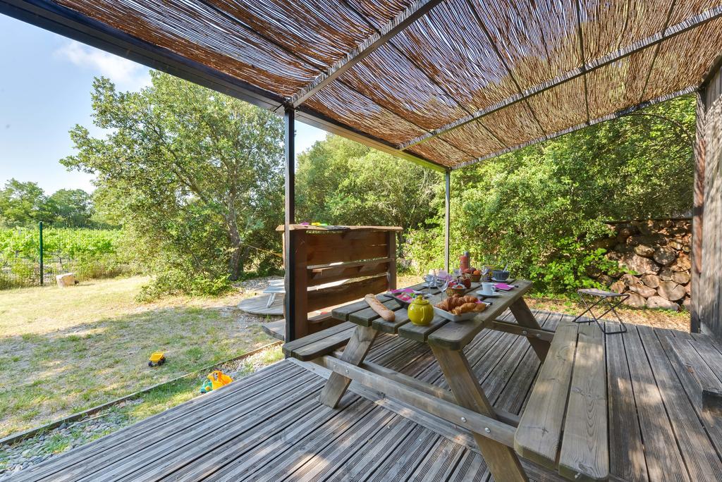 Lodges En Provence - Ecogites & Restaurant Insolites Richerenches Dış mekan fotoğraf